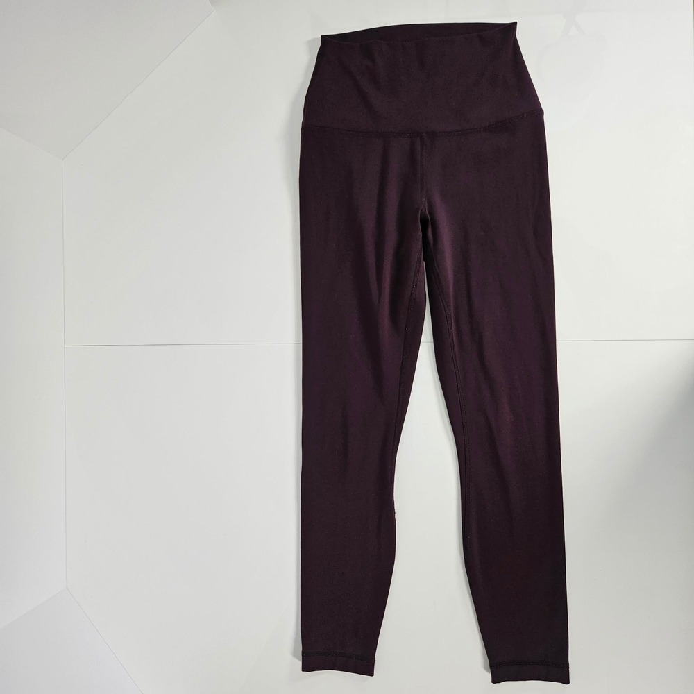 90 Degree by Reflex Womens High Waist Leggings Small Plum Purple Athletic Yoga